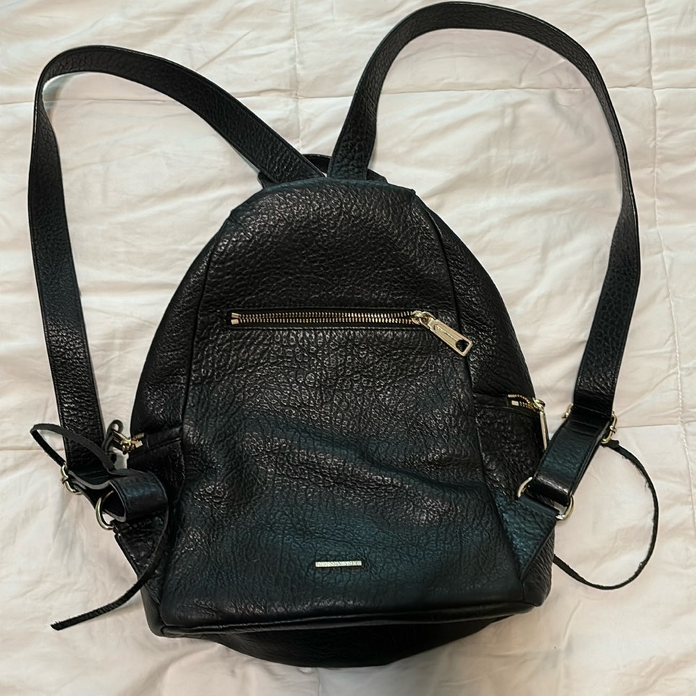 Rebecca Minkoff Black Leather Backpack